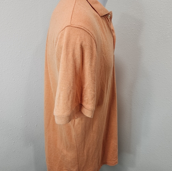 Nautica Men's orange sherbert Polo large - Picture 4 of 6